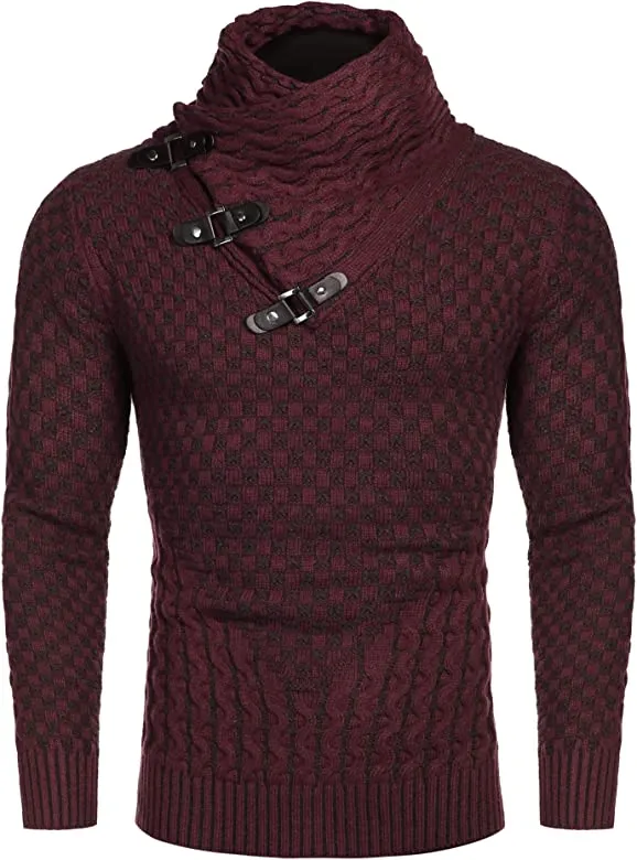 THE LUXE NK GLAM FLY GUY TURTLENECK SWEATER - NKMEN100