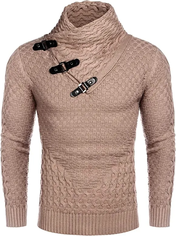 THE LUXE NK GLAM FLY GUY TURTLENECK SWEATER - NKMEN100