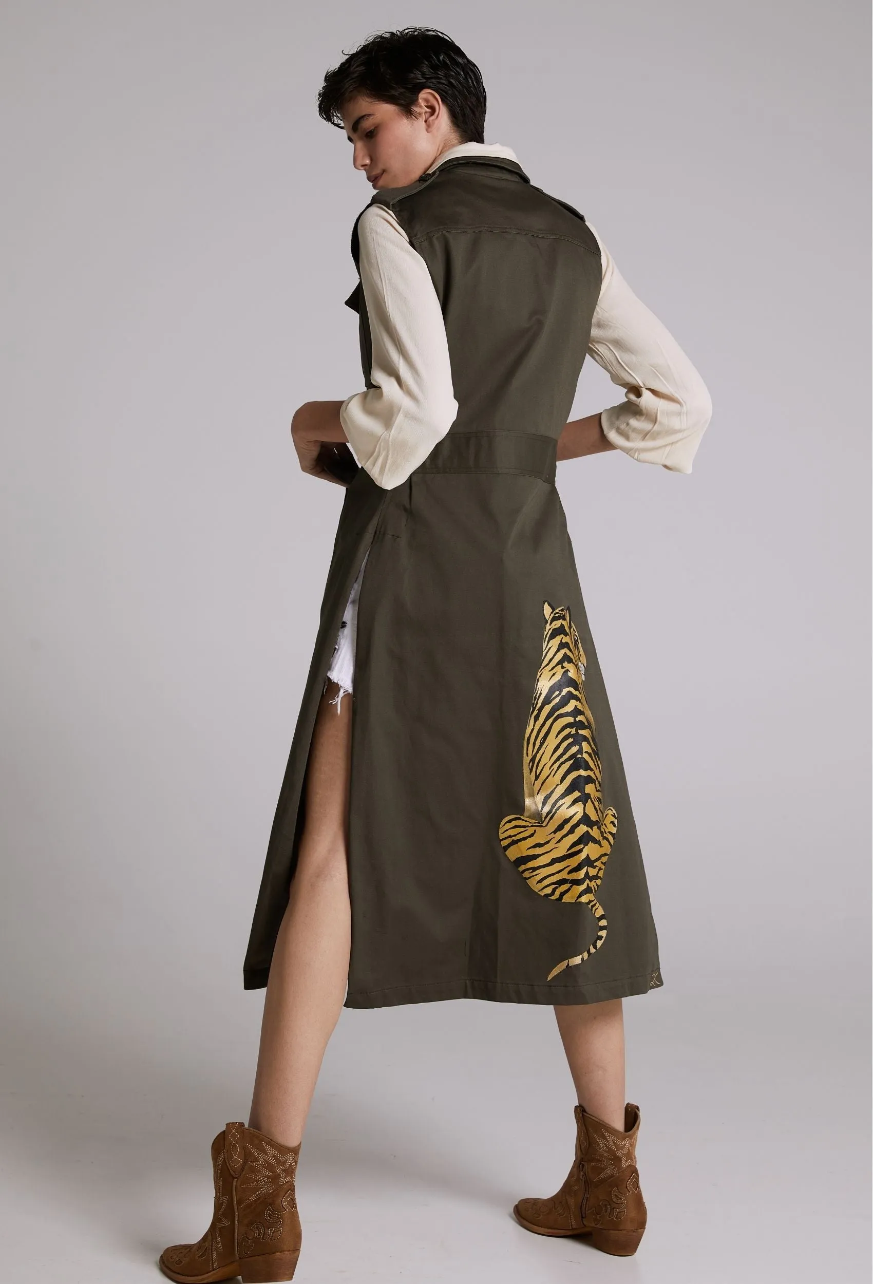Tiger Long Vest