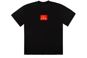 Travis Scott x McDonald's Sesame II T-shirt "Black/Red"