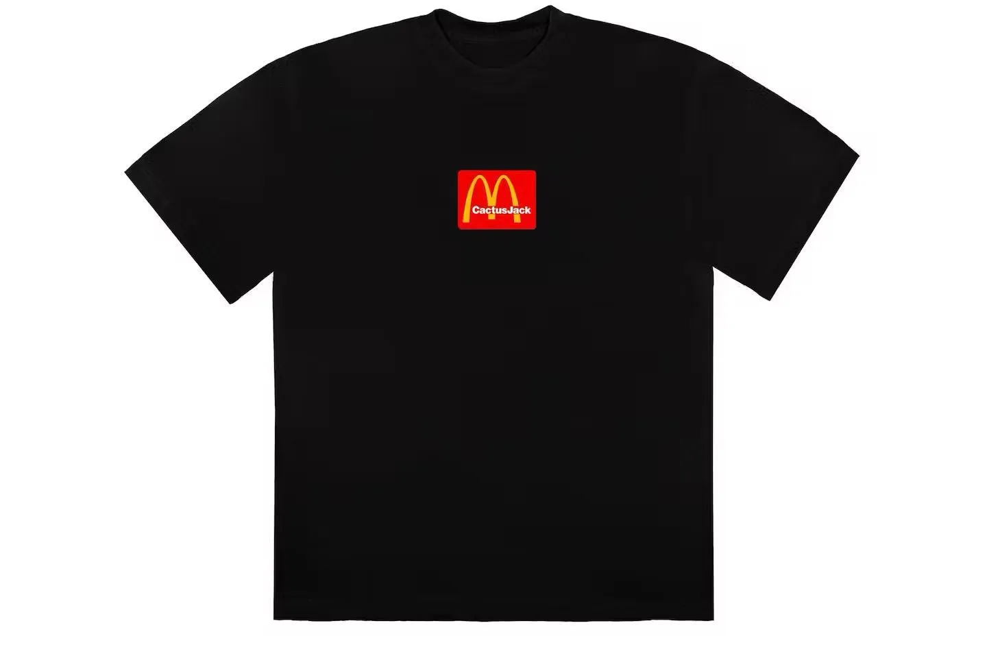 Travis Scott x McDonald's Sesame II T-shirt "Black/Red"