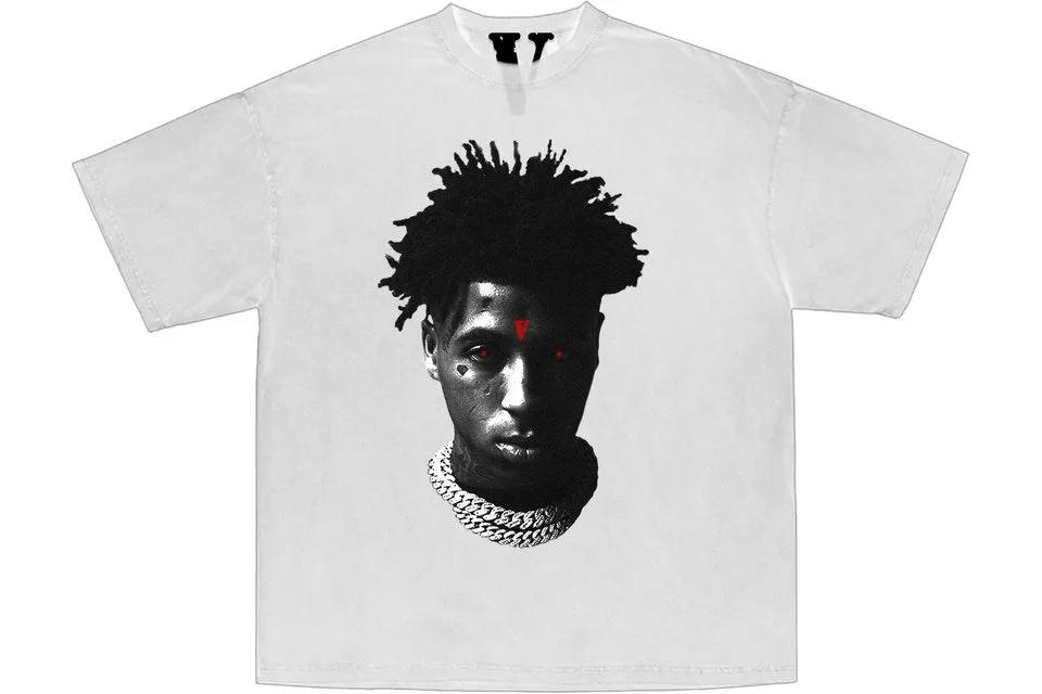 YoungBoy NBA x Vlone Reaper's Child Tee "White"