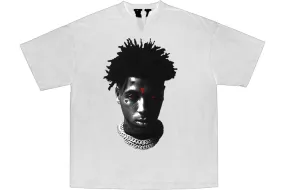 YoungBoy NBA x Vlone Reaper's Child Tee "White"